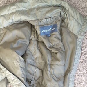 Eddie Bauer Olive Quilted Jacket